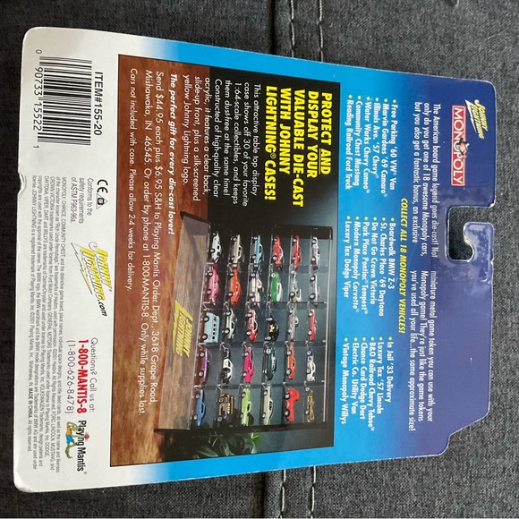 Monopoly 1:64 Die-Cast Johnny Lightning Collectible Car: Pontiac Tempest - Picture 2 of 2